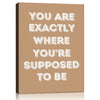 motivational poster wall art canvas