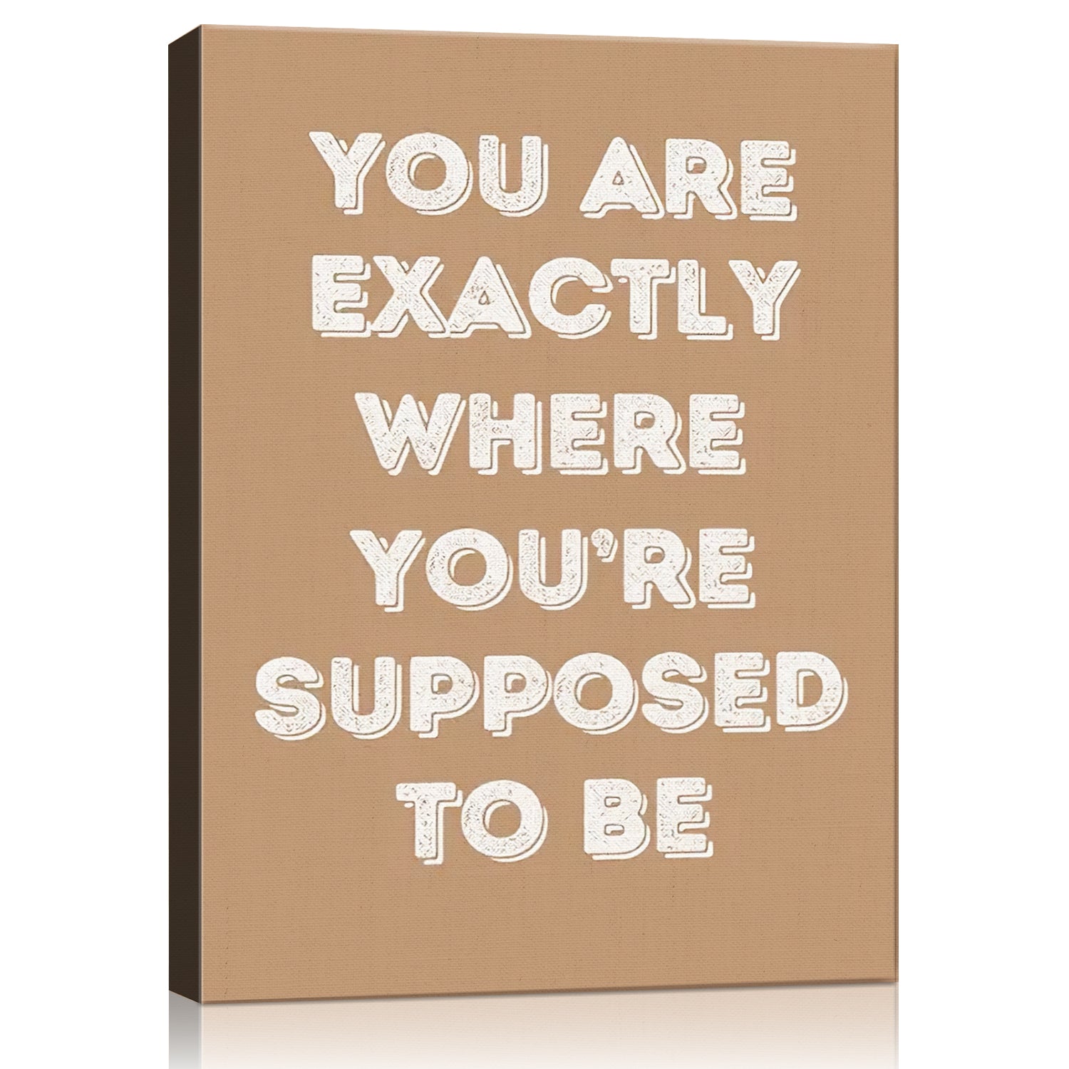 motivational poster wall art canvas