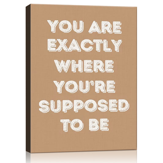 motivational poster wall art canvas