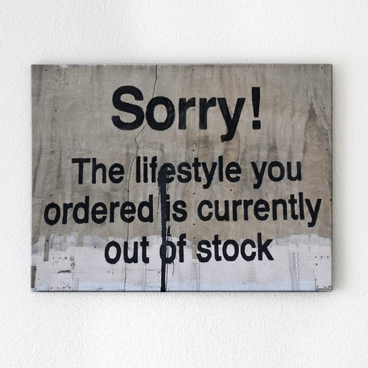 banksys statement canvas print