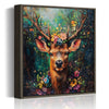 coffee frame deer wall art decor painting