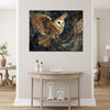 wall art print flying owl,living room decor