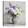 wall art colorful flowers