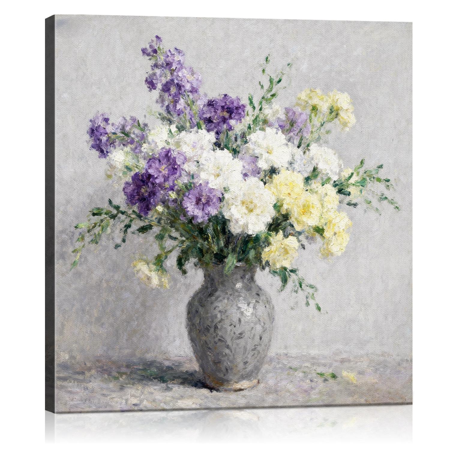 wall art colorful flowers