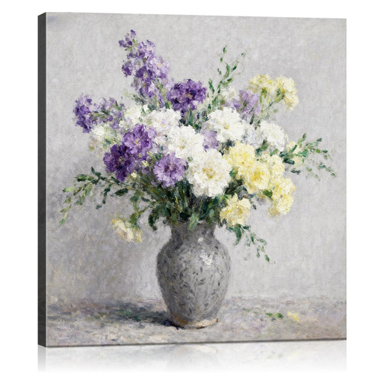 wall art colorful flowers