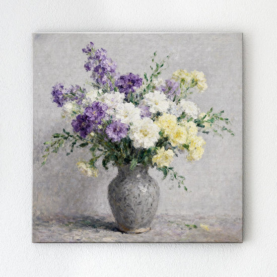 wall art colorful flowers