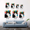 different size wall art canvas pop cat
