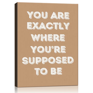 motivational poster wall art canvas