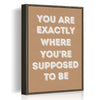 coffee frame motivational poster canvas print