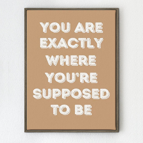 coffee frame motivational poster canvas print