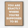 coffee frame motivational poster canvas print