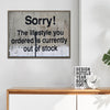 coffee frame banksys statement canvas print in the living room
