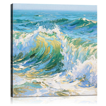 wall art canvas ocean waves