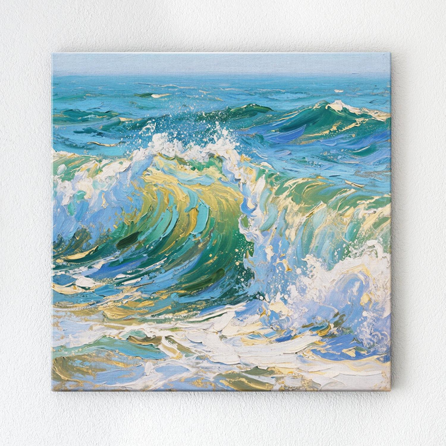 wall art canvas ocean waves